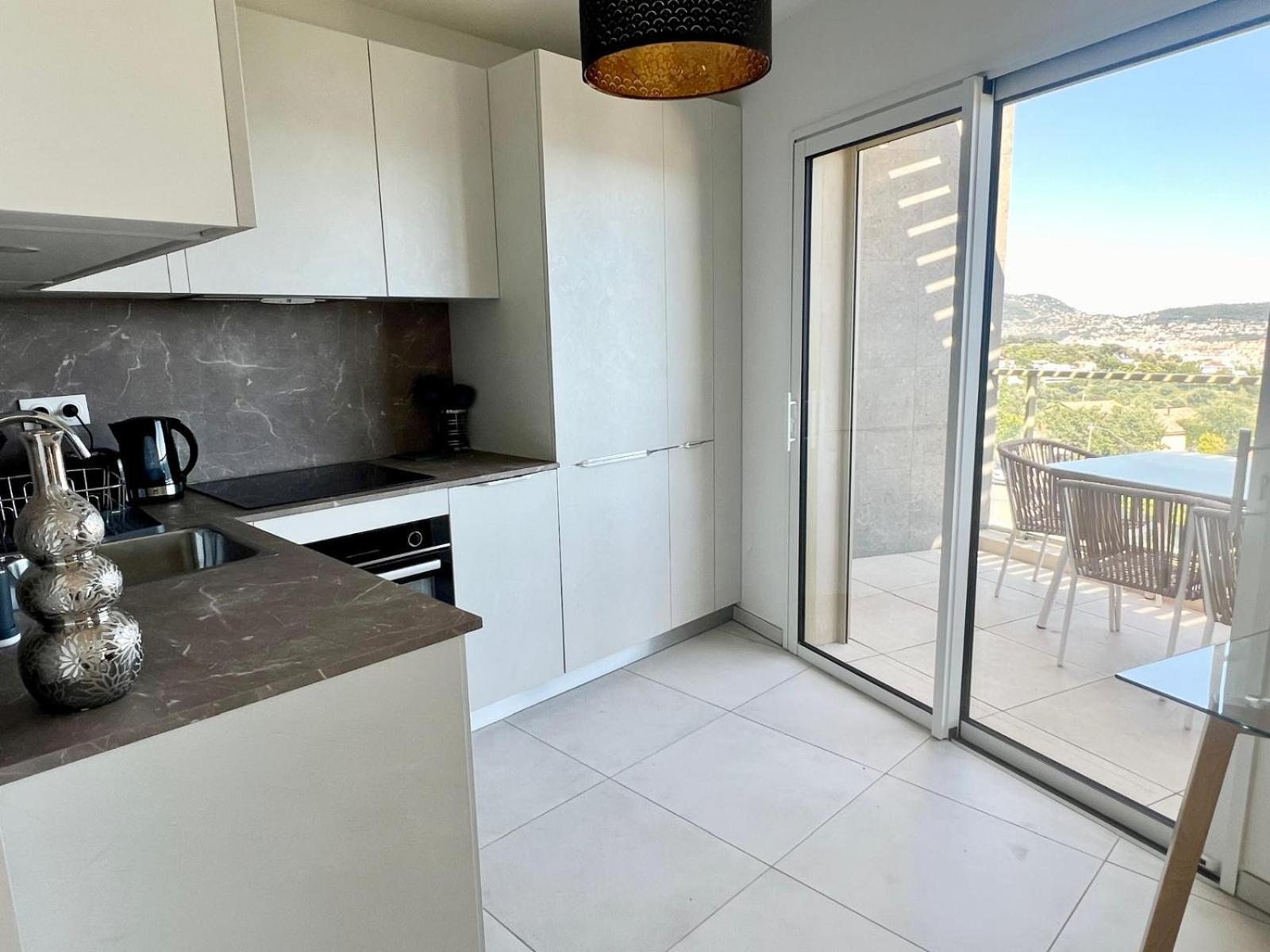 Panoramic Sea View Appartment Blue Pearl Nice Exterior photo