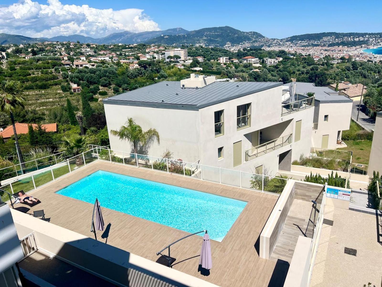 Panoramic Sea View Appartment Blue Pearl Nice Exterior photo